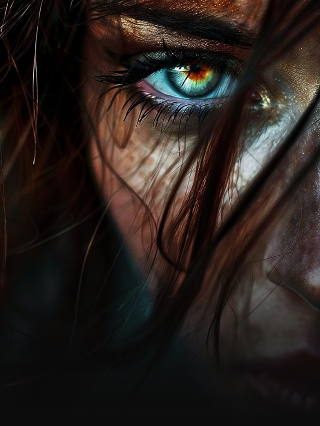 Intense gazes poster