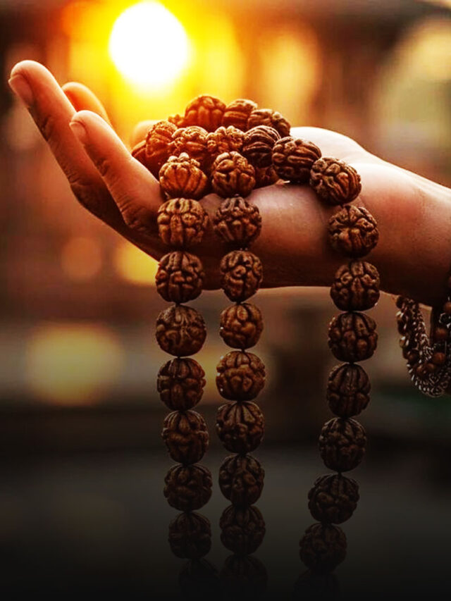 Benefits of wearing rudraksha poster